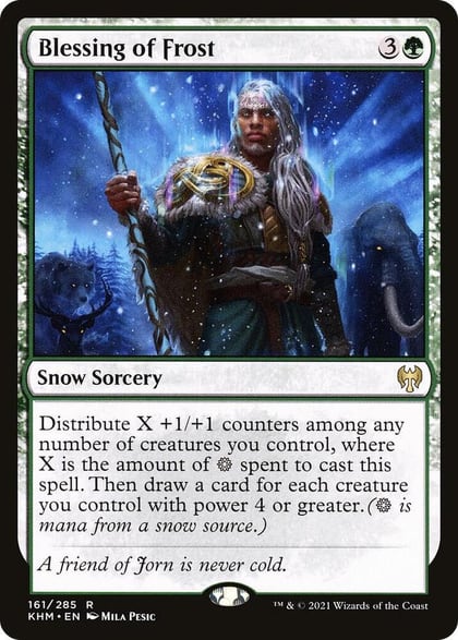 Blessing of Frost, Kaldheim 161