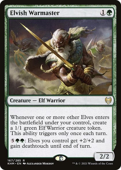 Elvish Warmaster, Kaldheim 167