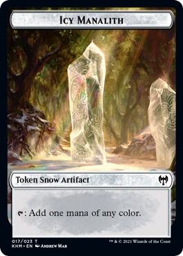 Icy Manalith Token, Kaldheim 17