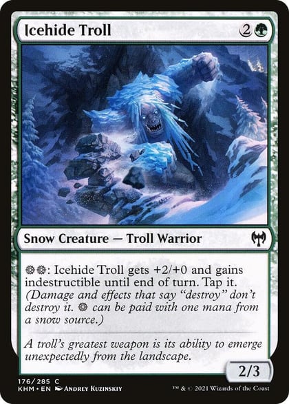 Icehide Troll, Kaldheim 176