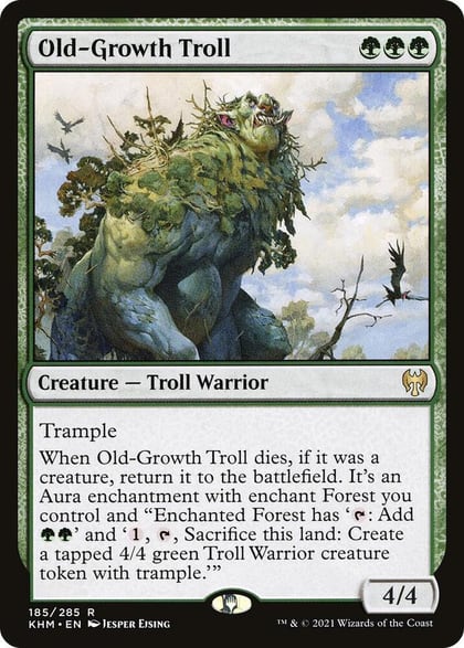 Old-Growth Troll, Kaldheim 185