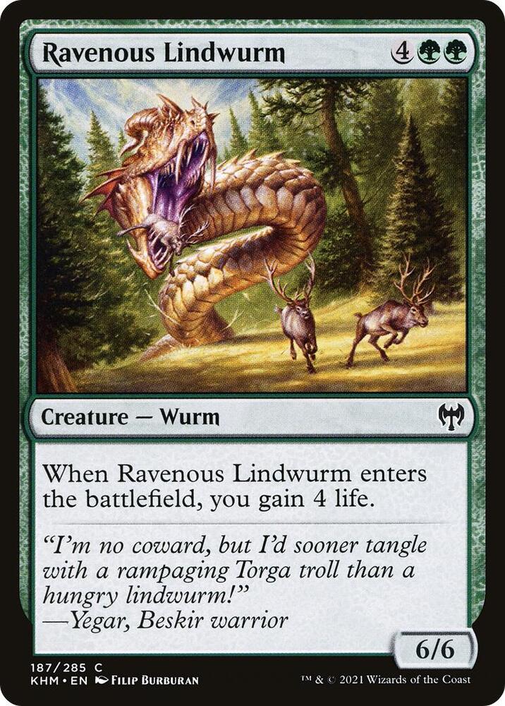 Ravenous Lindwurm, Kaldheim 187