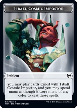 Emblem - Tibalt, Cosmic Impostor, Kaldheim 21