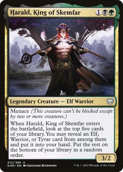 Harald, King of Skemfar, Kaldheim 212