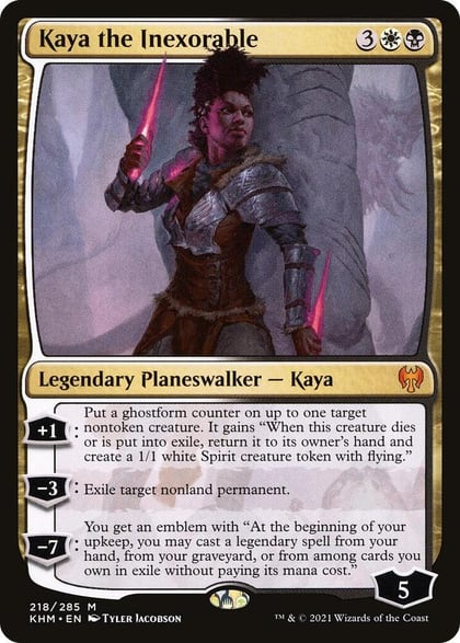 Kaya the Inexorable, Kaldheim 218