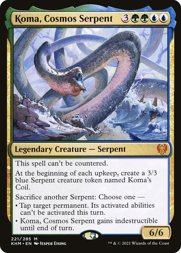 Koma, Cosmos Serpent, Kaldheim 221