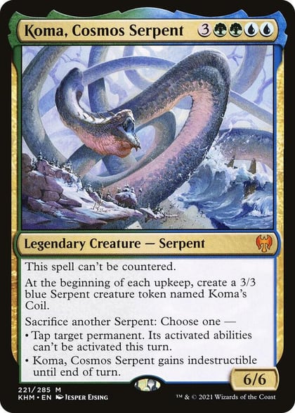Koma, Cosmos Serpent, Kaldheim 221