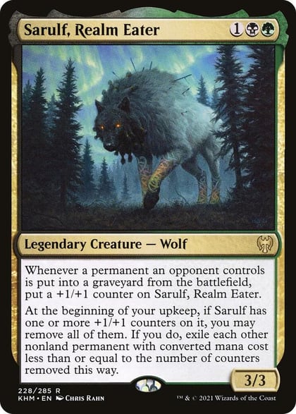 Sarulf, Realm Eater, Kaldheim 228