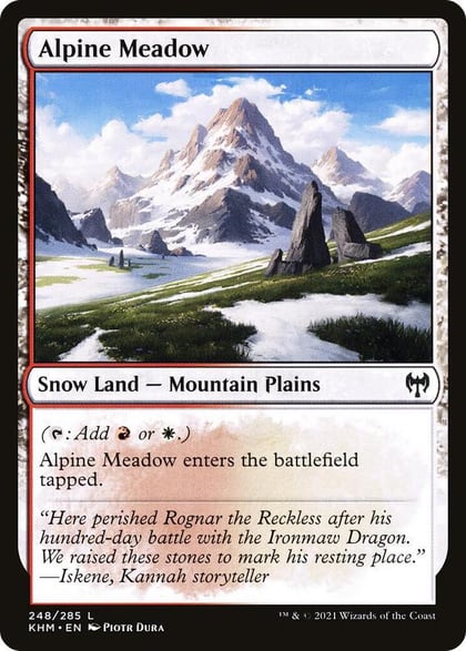Alpine Meadow, Kaldheim 248