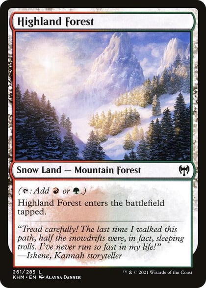 Highland Forest, Kaldheim 261