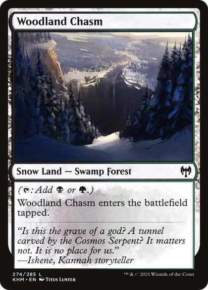 Woodland Chasm, Kaldheim 274