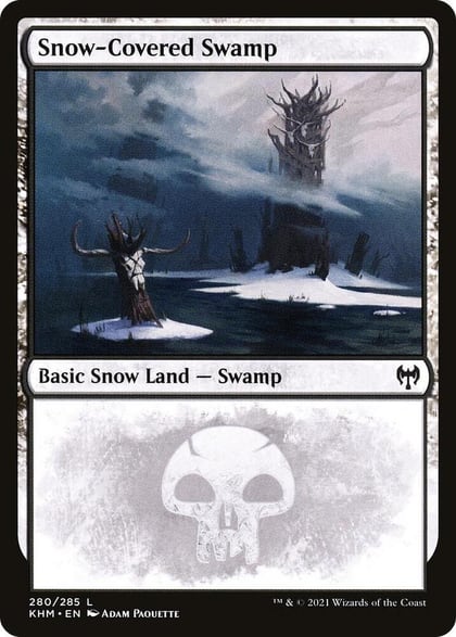 Snow-Covered Swamp (280), Kaldheim 280