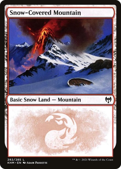 Snow-Covered Mountain (282), Kaldheim 282