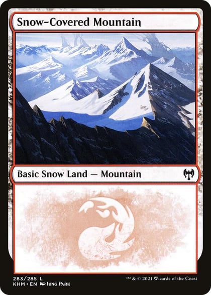 Snow-Covered Mountain (283), Kaldheim 283