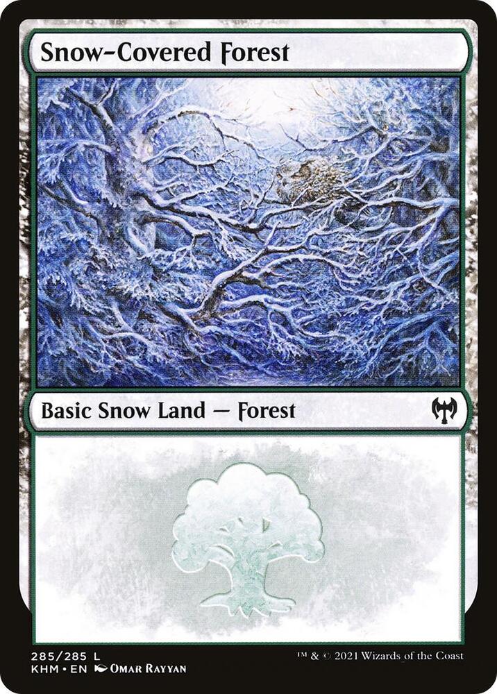 Snow-Covered Forest (285), Kaldheim 285