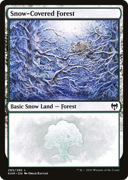 Snow-Covered Forest (285), Kaldheim 285