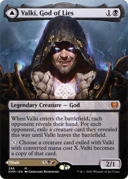 Valki, God of Lies (Borderless), Kaldheim 286