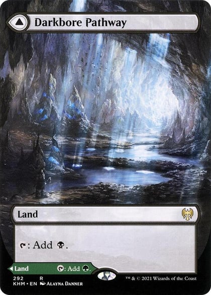 Darkbore Pathway (Borderless), Kaldheim 292