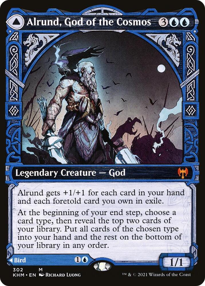 Alrund, God of the Cosmos (Showcase), Kaldheim 302
