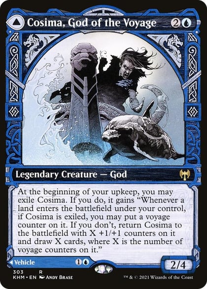 Cosima, God of the Voyage (Showcase), Kaldheim 303