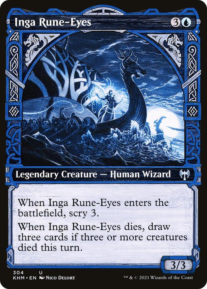 Inga Rune-Eyes (Showcase), Kaldheim 304