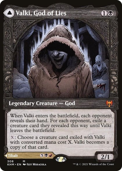 Valki, God of Lies (Showcase), Kaldheim 308