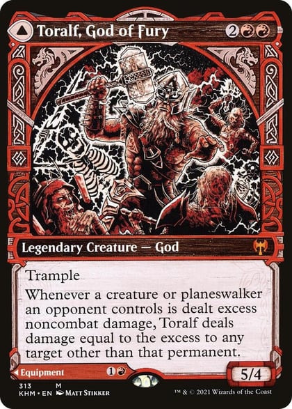 Toralf, God of Fury (Showcase), Kaldheim 313