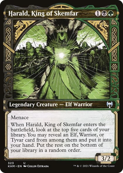 Harald, King of Skemfar (Showcase), Kaldheim 323