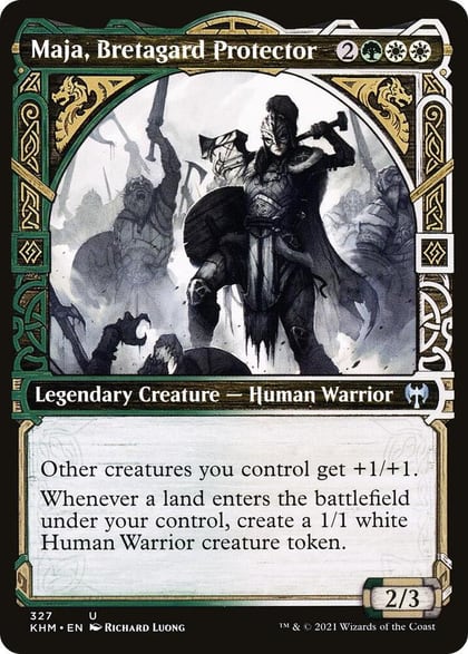 Maja, Bretagard Protector (Showcase), Kaldheim 327