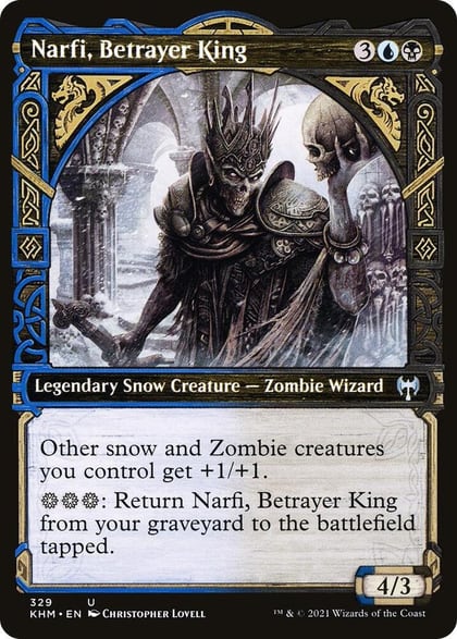 Narfi, Betrayer King (Showcase), Kaldheim 329