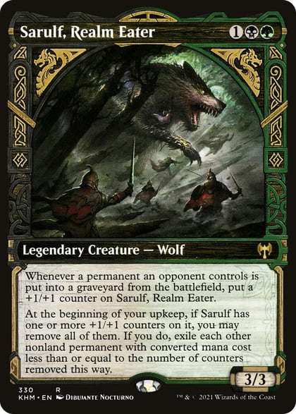 Sarulf, Realm Eater (Showcase), Kaldheim 330