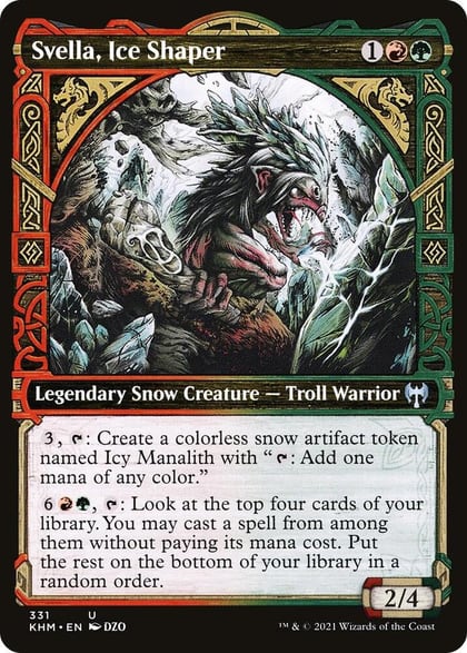 Svella, Ice Shaper (Showcase), Kaldheim 331