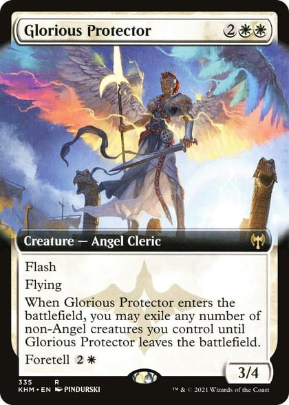 Glorious Protector (Extended Art), Kaldheim 335
