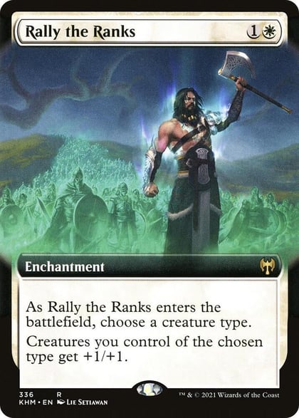 Rally the Ranks (Extended Art), Kaldheim 336
