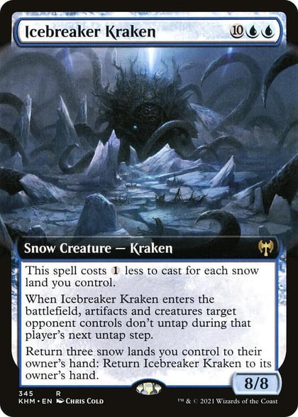 Icebreaker Kraken (Extended Art), Kaldheim 345