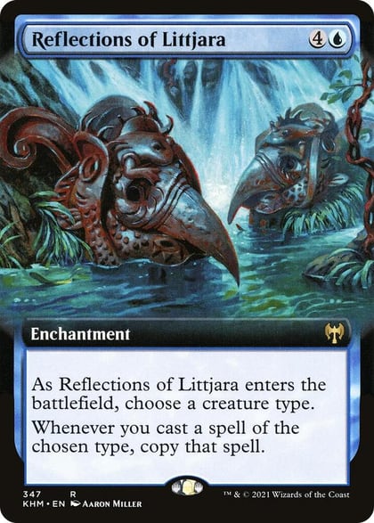 Reflections of Littjara (Extended Art), Kaldheim 347