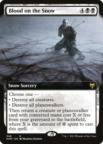 Blood on the Snow (Extended Art), Kaldheim 348
