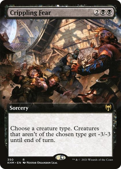 Crippling Fear (Extended Art), Kaldheim 350