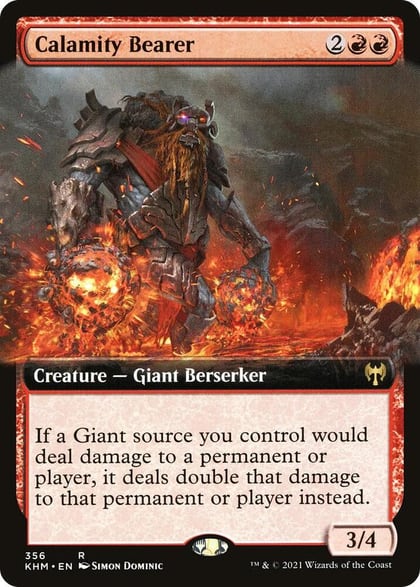 Calamity Bearer (Extended Art), Kaldheim 356
