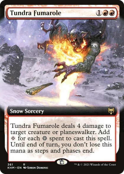 Tundra Fumarole (Extended Art), Kaldheim 361