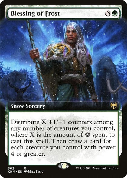 Blessing of Frost (Extended Art), Kaldheim 362