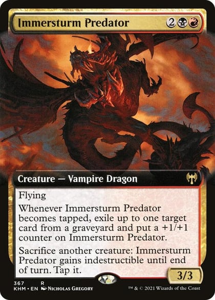 Immersturm Predator (Extended Art), Kaldheim 367