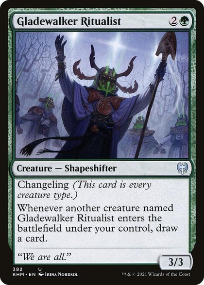 Gladewalker Ritualist, Kaldheim 392