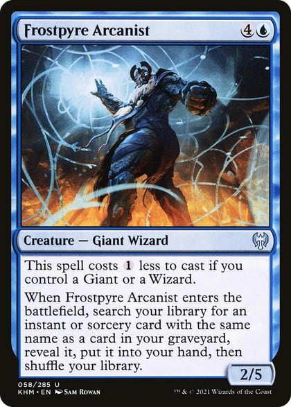 Frostpyre Arcanist, Kaldheim 58