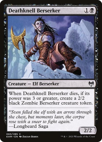 Deathknell Berserker, Kaldheim 83