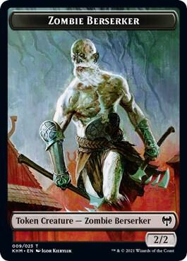 Zombie Berserker Token, Kaldheim 9