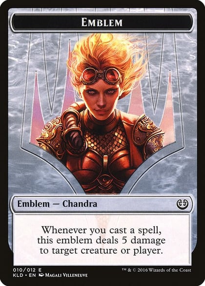 Emblem - Chandra, Torch of Defiance, Kaladesh 10