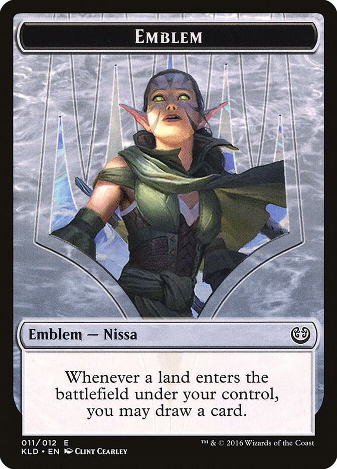 Emblem - Nissa, Vital Force, Kaladesh 11