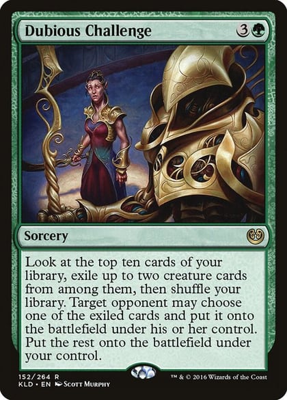 Dubious Challenge, Kaladesh 152