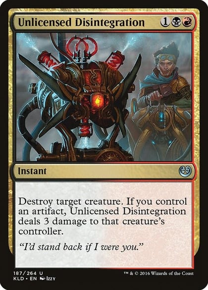 Unlicensed Disintegration, Kaladesh 187